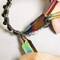The Beadsmith Chroma Series Round Nose Plier, 5.5 inches (140mm), hardened stainless-steel head, rainbow titanium coating, contoured comfort grip handle and double-leaf spring, tool for jewelry making